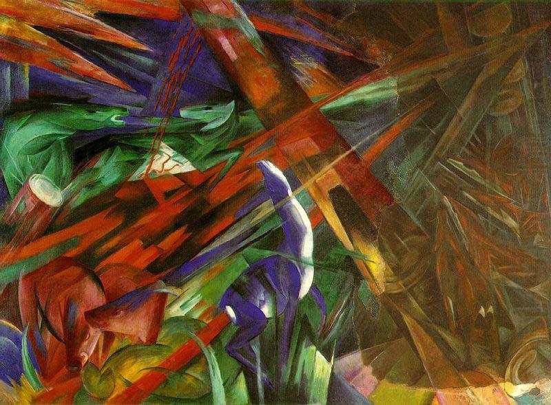 Franz Marc The Fate of the Animals, 1913 china oil painting image